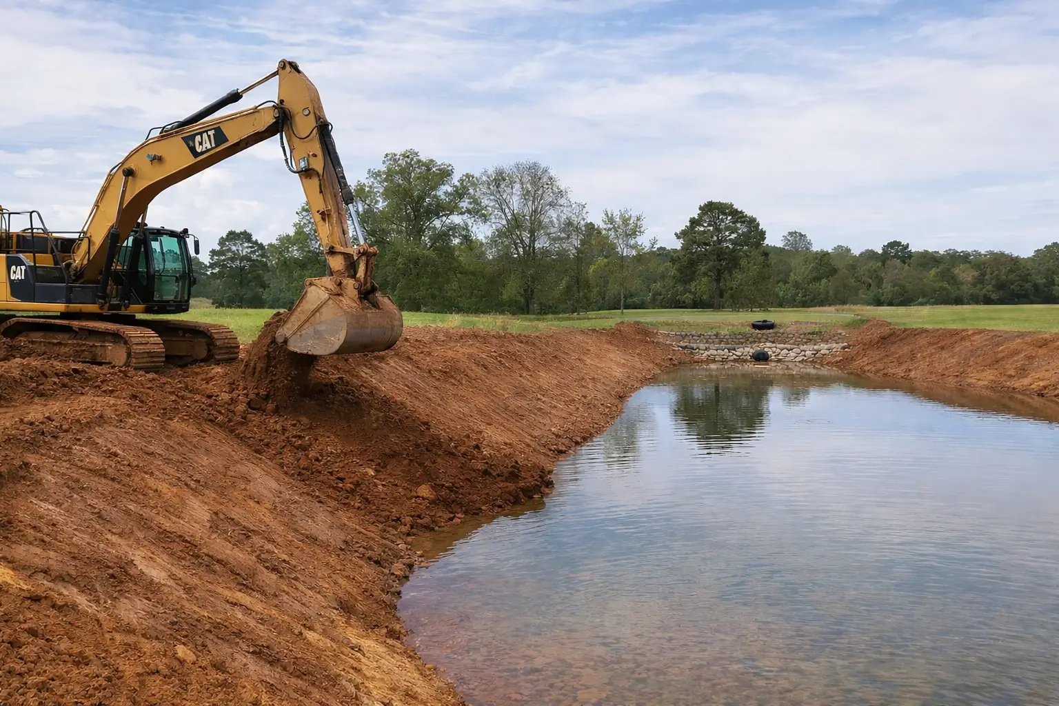 Pond Construction in Ozark